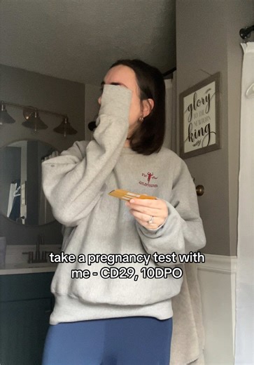 I know 10 is early.. but with my temp dropping instead of rising and spotting already beginning.. I knew this wasn’t our month before I even saw the test. This is me realizing 2025 was simply not our year. A super hard reality to swallow… I was just so sure last year would bring us two pink lines. My heart was broken when I realized we’d be going through the holidays still not pregnant. This was the hardest “no” so far 😢 #ttc #ttcbaby2 #pregnancytest