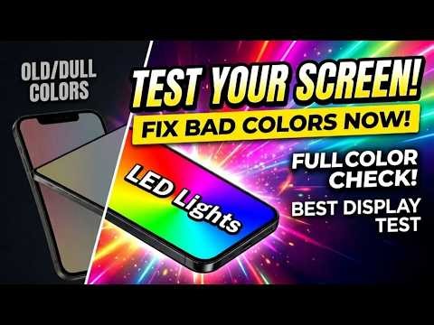 Rainbow Screen Color Change: Test Your Display Now!