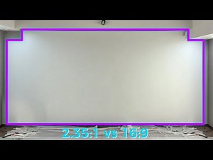 SCREENPRO Multi-Ratio Screen | 16:9 160" vs 2.35:1 180" – Ultimate Viewing Flexibility!