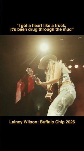 Her first time on the Chip stage. Your chance to be there when it happens. Lainey Wilson. Aug 12.