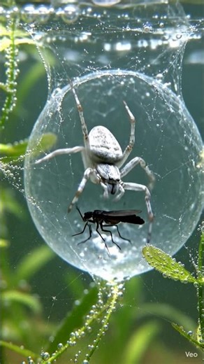 DIVING BELL SPIDER 🕷️🕸️