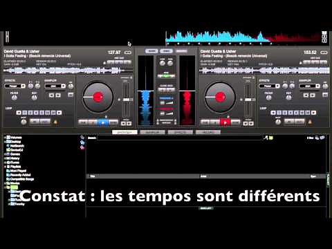 Synchroniser les tempos dans Virtual DJ