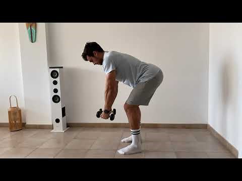 Dumbbell Face pull - Remo a la cara con mancuernas