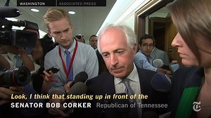 After being attacked on Twitter by President Trump, Senator Bob Corker went on national television and said that the president struggled with the truth. Read more: http://nyti.ms/2yFQpHV | Video From The New York Times