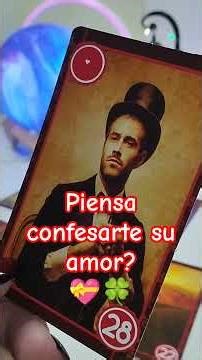 Piensa confesarte su amor?💝💘🍀✨ #tarot #amor #shorts #horoscopo #tarotreading #love #energia #pareja