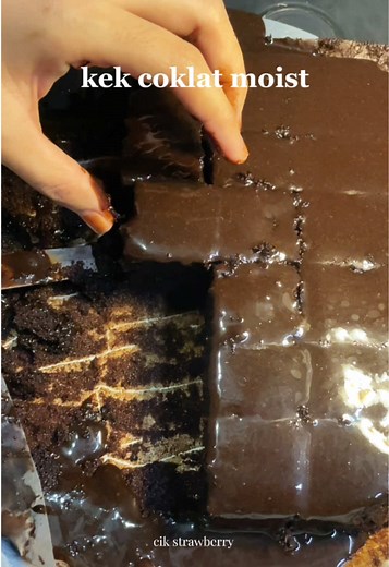 Resepi Kek Coklat Moist yang Menjilat Jari