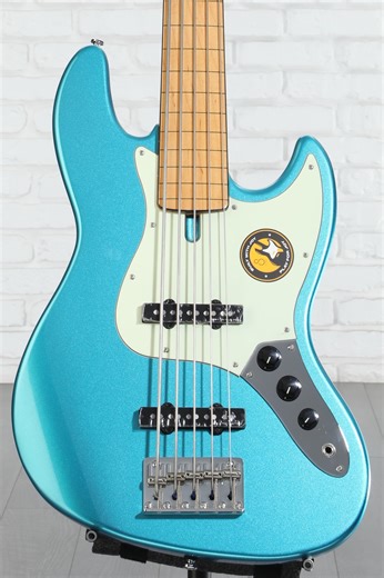 Sire Marcus Miller V5 5-string Fretless Electric Bass Guitar - Tide Pool