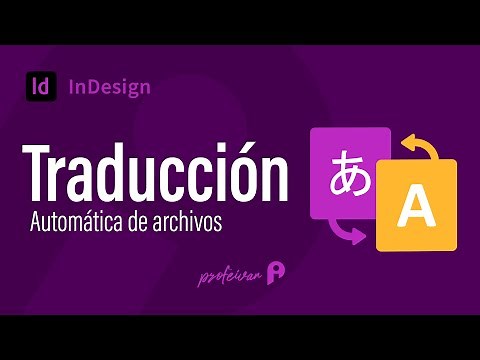 Automatic translation in InDesign