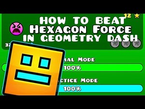 Level 16 walkthrough | Hexagon Force | Geometry Dash