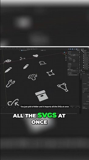 Free Blender SVG Import Instant Grid & Batch Edit!