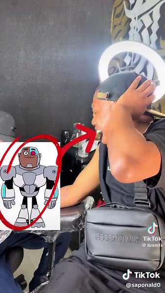 Cyborg Screaming Tattoo Meme Reactions