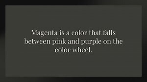 Is magenta a pink or Purple?