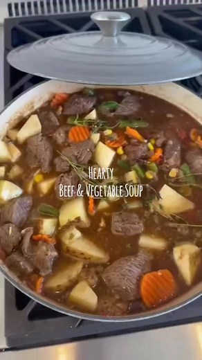 Hearty One-Pot Beef and Vegetable Soup Recipe