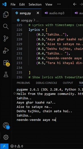 Python से Music कैसे चलाएँ | Play Music using Python | Python Project #trending #coding #python