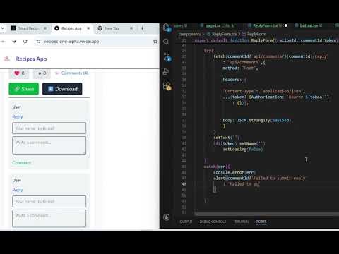 Building a Next.js Recipe App in 2 Minutes! (Time-lapse Code) 🚀