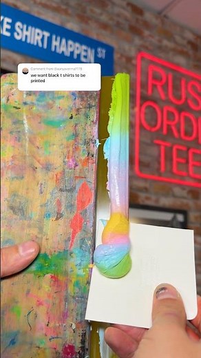 Is This Leftover Ink On A Black T-Shirt A LETHAL Combo?! YOU be the Judge! 🫵