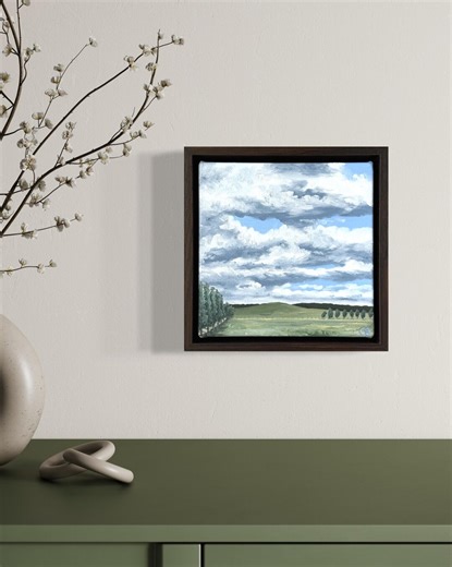 Original Framed Oil Painting on Canvas- ‘view From Mount Ashby Estate’- Australian Landscape Painting- Southern Highlands Artworks - Etsy