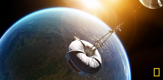 24M views · 44 reactions | See the Earth from 20 miles (32 km) above in this breathtaking 360° footage captured from a weather balloon. | National Geographic | Facebook