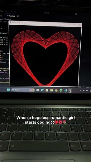 ❤️ Heart Shape Generator in Python | Easy Coding Project