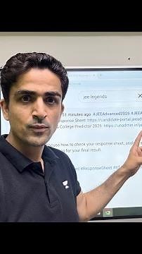 Jee Adv Response sheet OUT | Here is the link