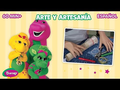 Artes y artesanías de bricolaje, dibujo y decoración | Episodios completos | Barney el dinosaurio