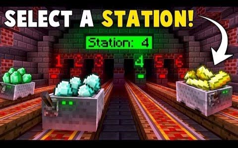 【Cubey | 教程】铁轨站点运输系统（附带教程）