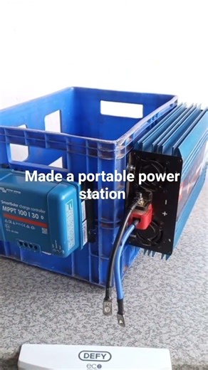 movable 12v solar system