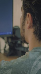 Man typing on a computer - Free Stock Video