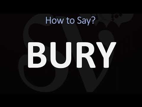 How to Pronounce Bury? (CORRECTLY)
