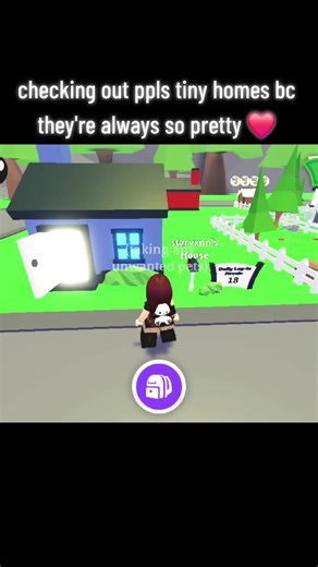 |part 1| I love these tiny homes😍 #robloxhousedesign #adoptme #foryou #fyp #viral
