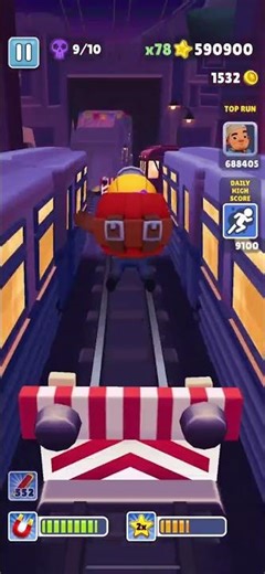Subway Surfer Best Gameplay Tricks to Get high score #shorts #subwaysurfers