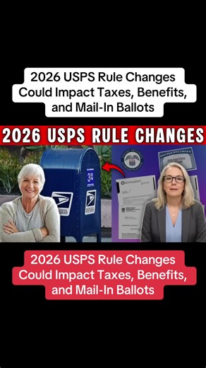 2026 USPS Rule Changes Could Impact Taxes, Benefits, and Mail-In Ballots Proposed USPS rule changes for 2026 could affect how critical mail is delivered — including tax documents, government benefit notices, and mail-in ballots. In this video, we explain what types of USPS changes are being discussed, why they matter, and how slower delivery times or new processing rules could impact everyday Americans. We break down how USPS policy changes typically work, what has been proposed versus finalized