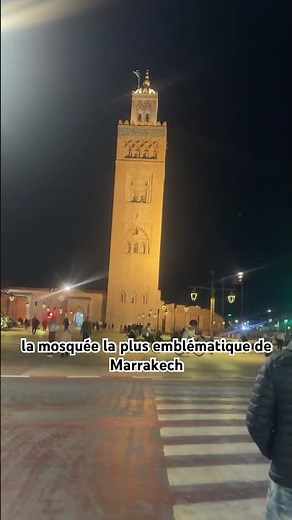 The majestic Koutoubia Mosque in Marrakech 🇲🇦✨