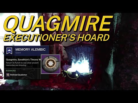 Quagmire Path to Executioner Chest in Alluring Curtain - Ascended Bounty Hunter Triumph / Destiny 2
