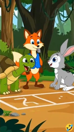 👉 “A funny story about the Rabbit and the Tortoise.” 😄🐇🐢part 3 #shortvideo