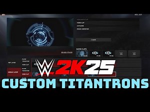 How I create CUSTOM TITANTRONS in WWE 2K25 | No Mods Needed