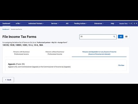 How to file CIT Appeal or Form 35 of Income Tax against the assessment Order.Online Faceless manner.