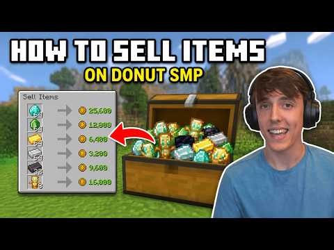 How to Sell Items on Donut SMP