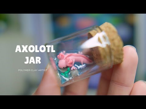 Clay with me; axolotl art!