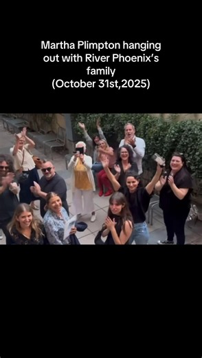 This clip was filmed at an event hosted by River Phoenix’s nephew, Rio, on October 31, 2025. ❤️ It features River’s sisters Rain, Liberty, and Summer, his nephews Leo and Rio (behind the camera), his stepfather Jeffrey, Martha Plimpton, and other close friends spending time together. #riverphoenix #riverphoenixtiktok #standbyme #foryoupage #fyp