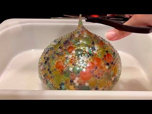 How to make a squeeze balloon bomb スクイーズバルーンボムの作り方#asmr