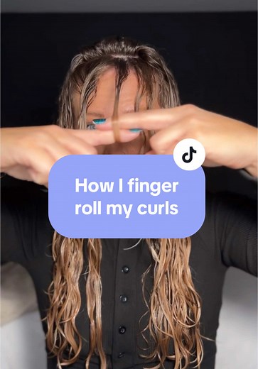 Finger Rolling Curls Tutorial for Defined Waves