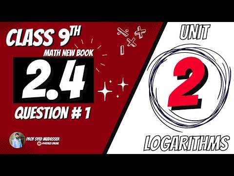 Class 9 Math Exercise 2.4 Question 1 Complete Solution | 9 Class Math New Book