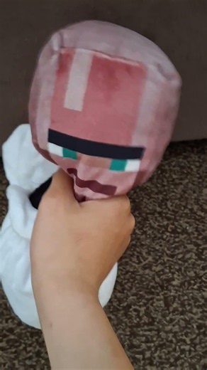Skibidi Toilet Plush but in Villager from Minecraft #skibiditoilet #minecraft #memes
