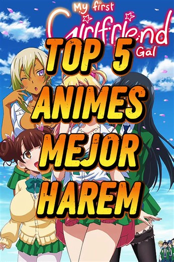 Top 5 Animes Mejores Harem 🔥 #Top5 #Harem #Frikiverzo #Anime