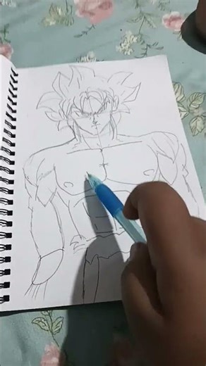 ultra HD Goku drawing #remix #funk #song #anime