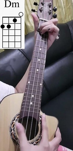 Dm Ukulele Chord for beginners #shorts | V Kalele
