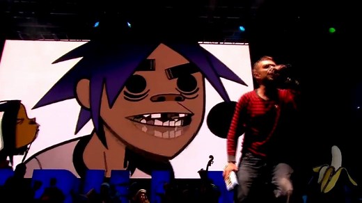 Gorillaz - Clint Eastwood (With Snoop Dogg) Live at Glastonbury | Indie Cabinet