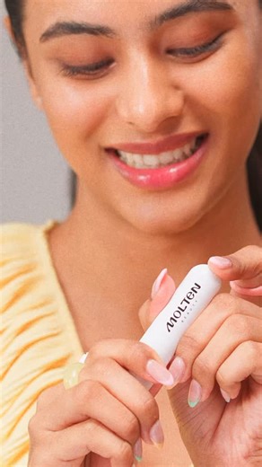 Molten Beauty on Instagram: "Why stop skincare at your face? Our AHA-powered lip balm gently buffs away dryness while hydrating, protecting, and adding a soft tint, benefits in every swipe. 💕 Product Featured- Buff Glow Lip Balm SPF PA+++ with AHA | Shade- Vanilla Dew 01 [Lip-care, SPF 50, AHA, Lip Balm, Sun Protection, Exfoliants] #moltenbeauty #beautythatmelts #lipcare"