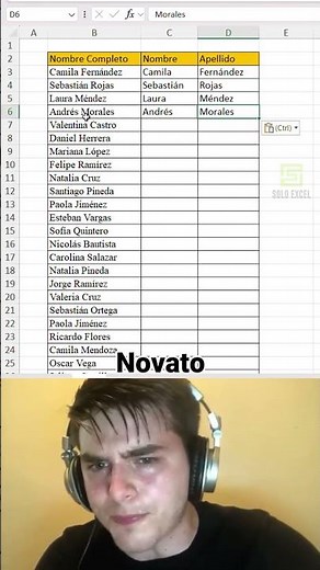 Cómo separar datos en Excel con un solo atajo ✅